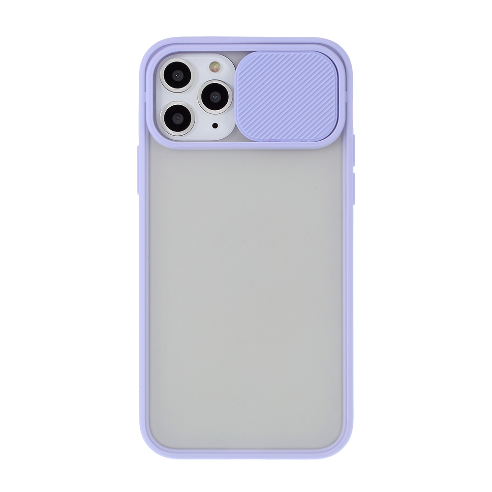 

Matte PC + Combo Combo Combo С Скользящей Камерой Для IPhone 11 Pro 5,8 Дюйма - Фиолетовый, iPhone 11 Pro 5.8 inch