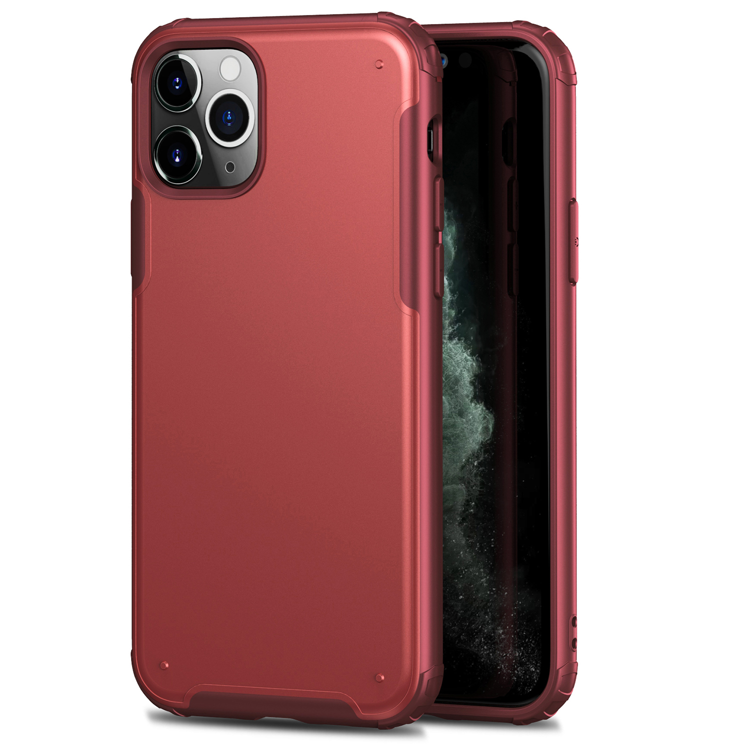 

Quality PC + TPU Phone Case for iPhone 11 Pro 5.8-inch - Red, iPhone 11 Pro 5.8 inch
