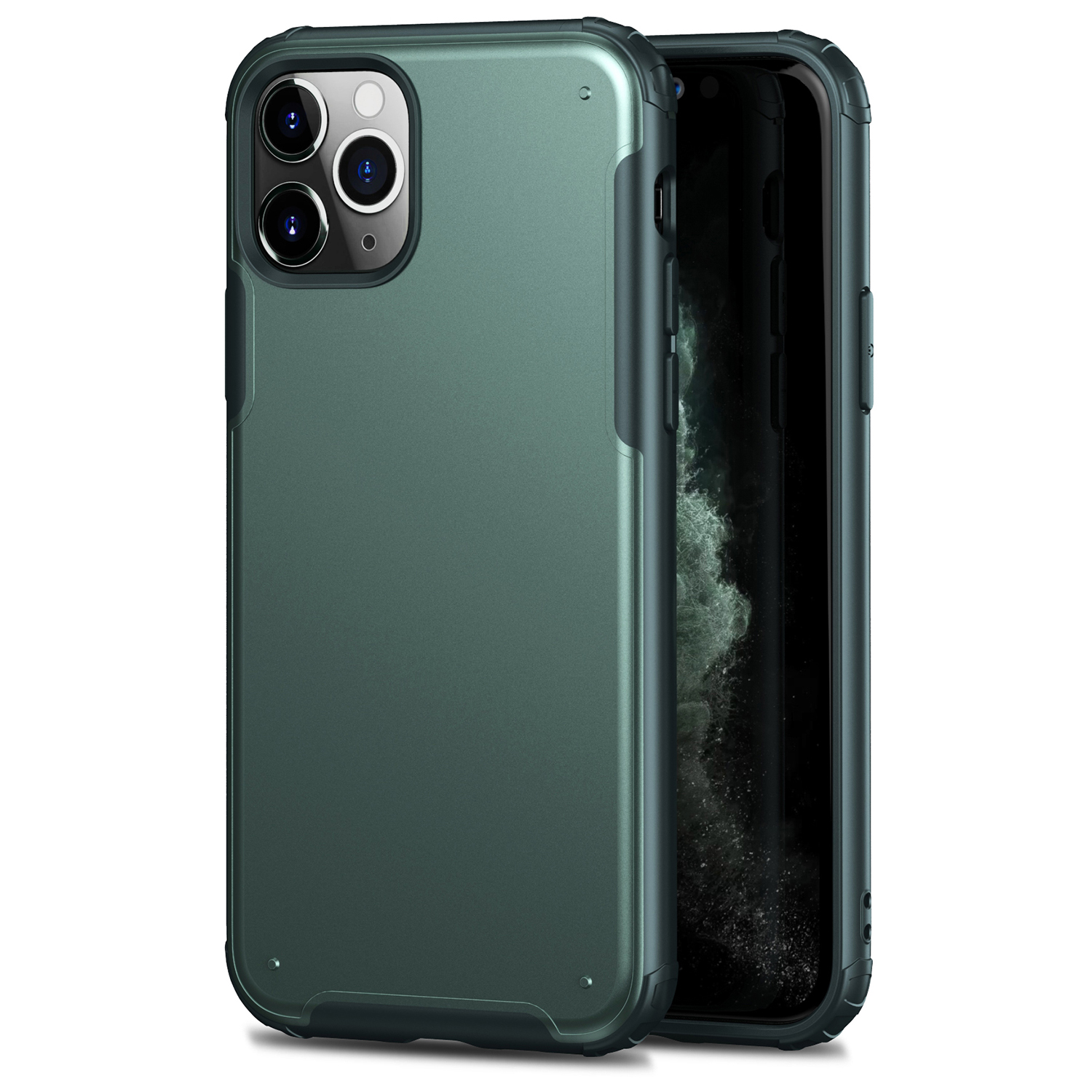 

Quality PC + TPU Phone Case for iPhone 11 Pro 5.8-inch - Green, iPhone 11 Pro 5.8 inch