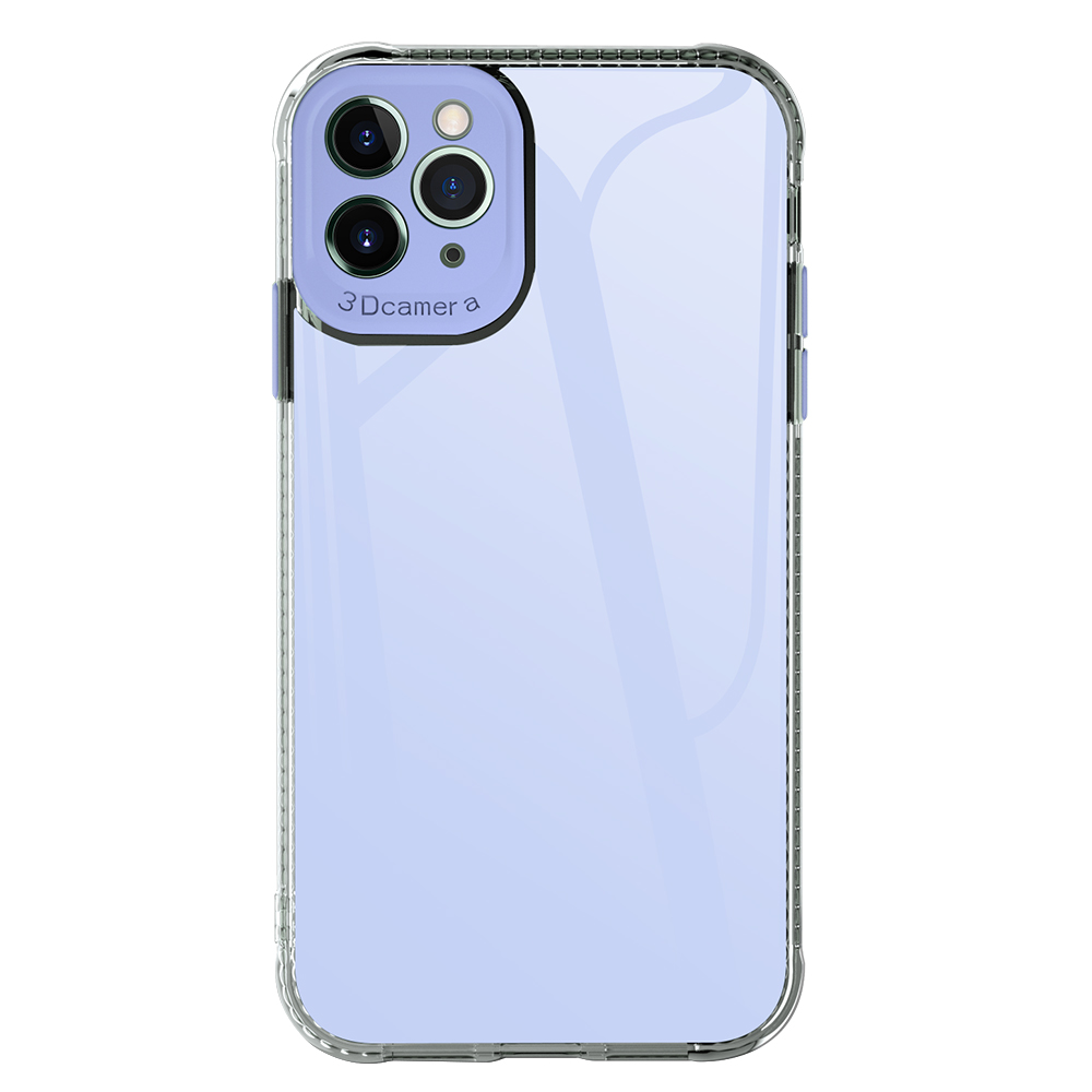 

PC + TPU Stylish Phone Case for iPhone 11 Pro Max 6.5 inch - Purple, iPhone 11 Pro Max 6.5 inch