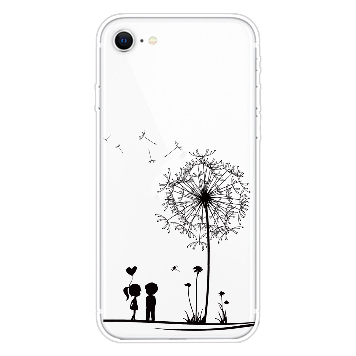 

Pattern Printing Soft TPU Cover Для IPhone SE (2-го Поколения) / 8/7 - Одуванчик, iPhone SE (2nd Generation)