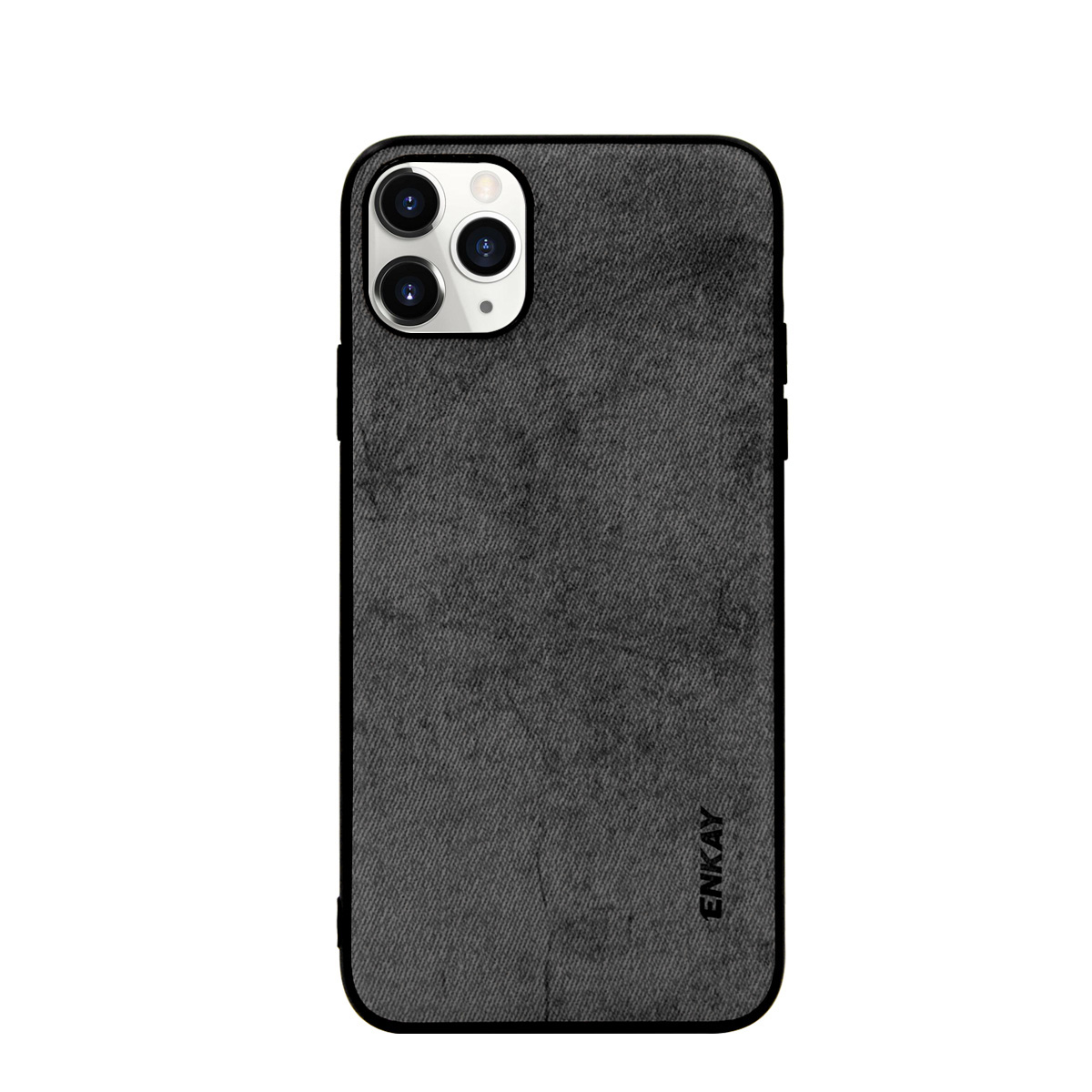 

HAT-PRINCE PC-029 Business Series Cloth Texture TPU+PU Leather Phone Case for iPhone 11 Pro 5.8-inch - Black, iPhone 11 Pro 5.8 inch