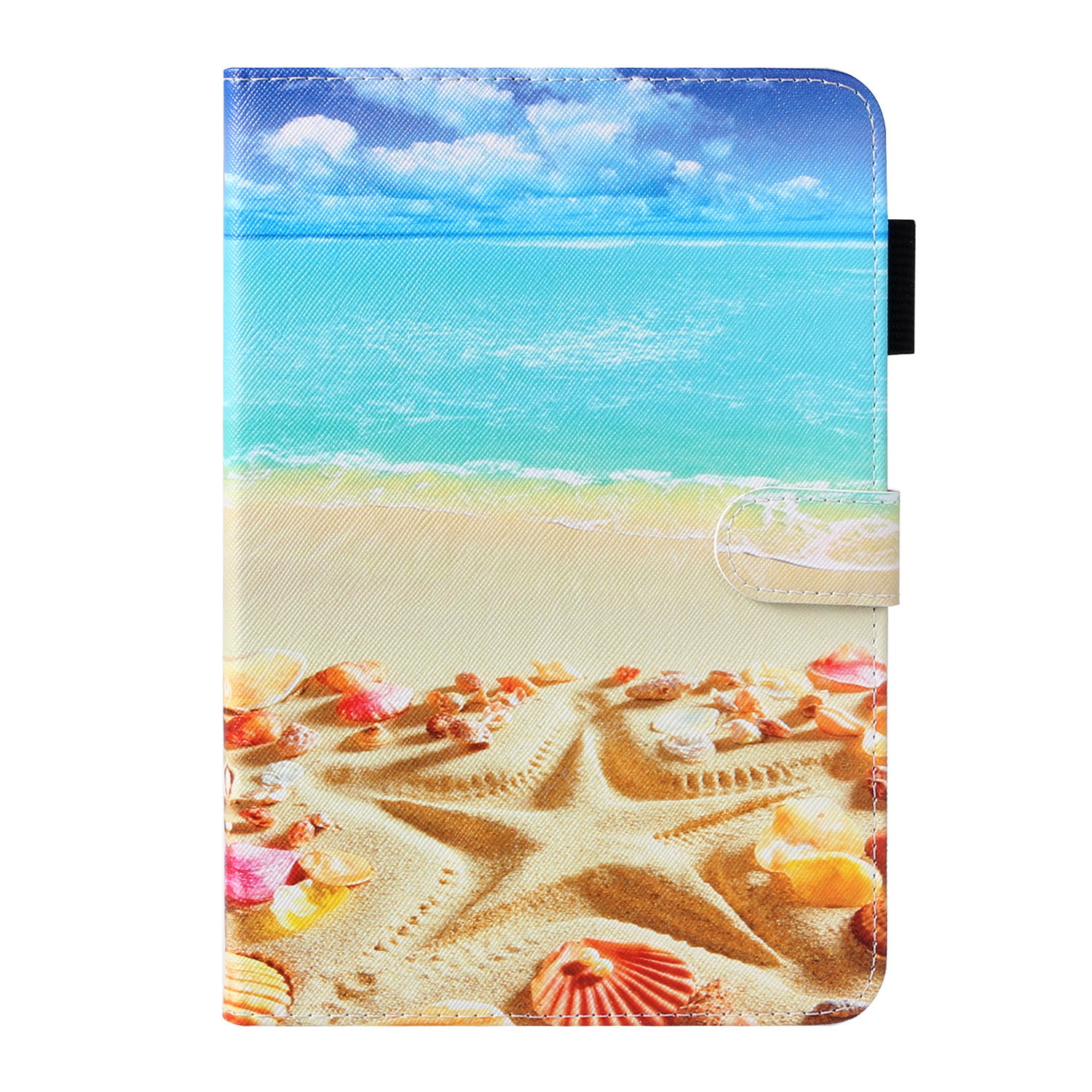 

Pattern Printing Leather Wallet Case for iPad mini (2019) 7.9 inch - Starfish, iPad mini (2019) 7.9 inch