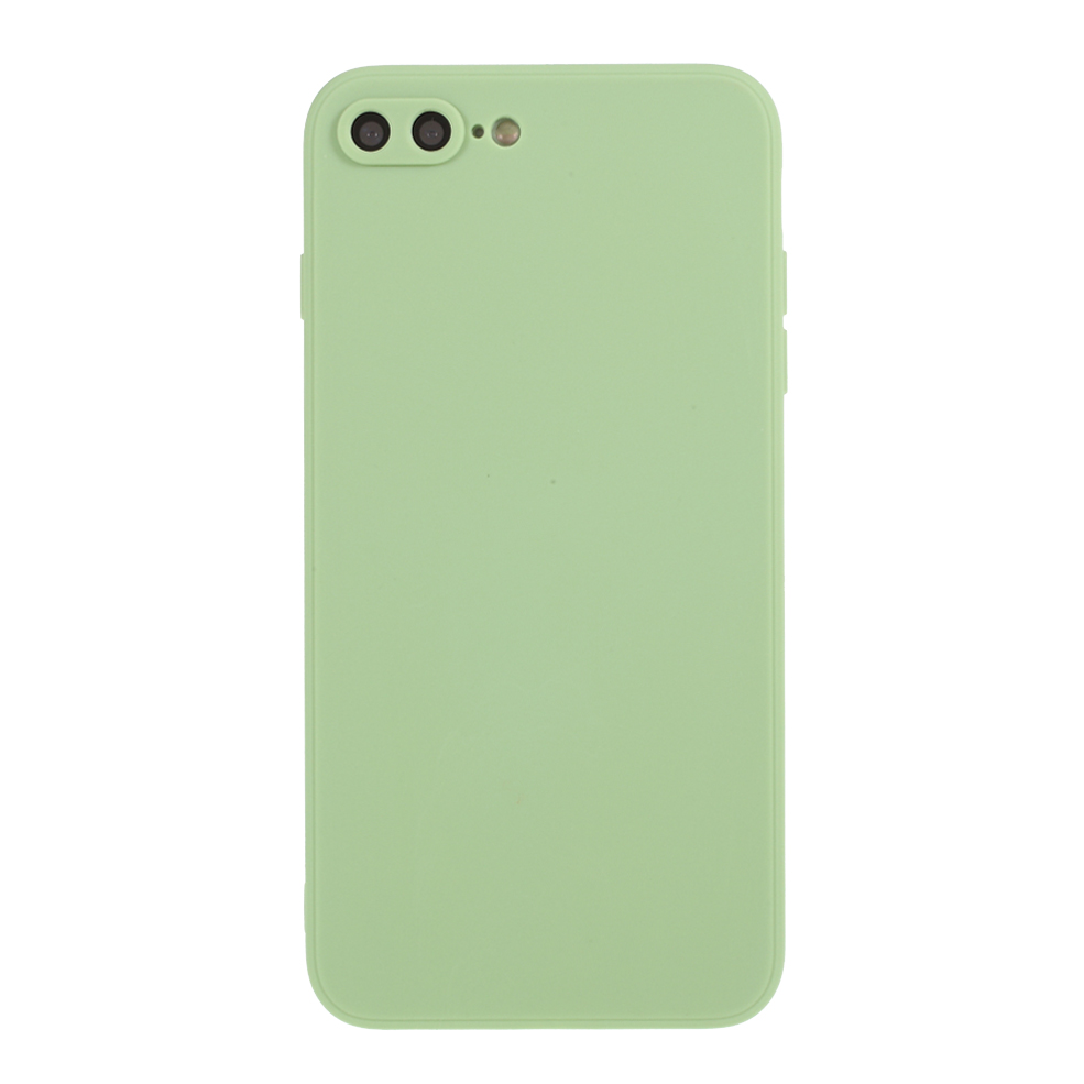 

Pure Colour Matte Soft Silicone Cell Phone Case for iPhone 7 Plus/8 Plus 5.5 inch - Light Green, iPhone 8 Plus 5.5 inch