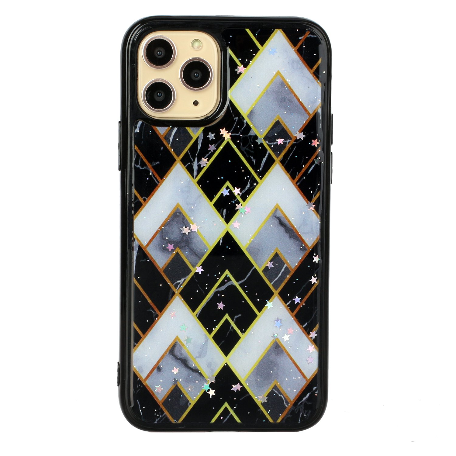 

Marble Pattern Printing Epoxy TPU Phone Case for iPhone 11 6.1 inch - Style B, iPhone 11 6.1 inch