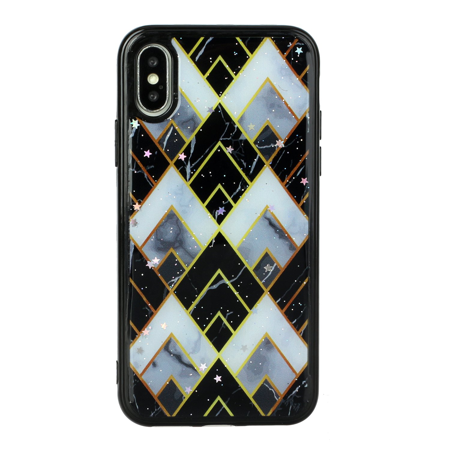 

Мраморный Шаблон Печати Эпоксидный TPU Задний Чехол Для IPhone X / Xs 5,8 Дюйма - Стиль C., iPhone X