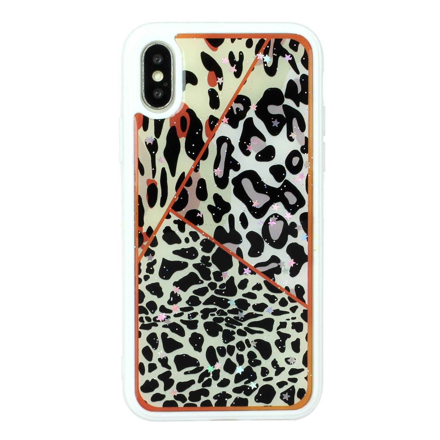 

Marble Pattern Printing Epoxy TPU Back Case for iPhone X/XS 5.8 inch - Style F, iPhone X