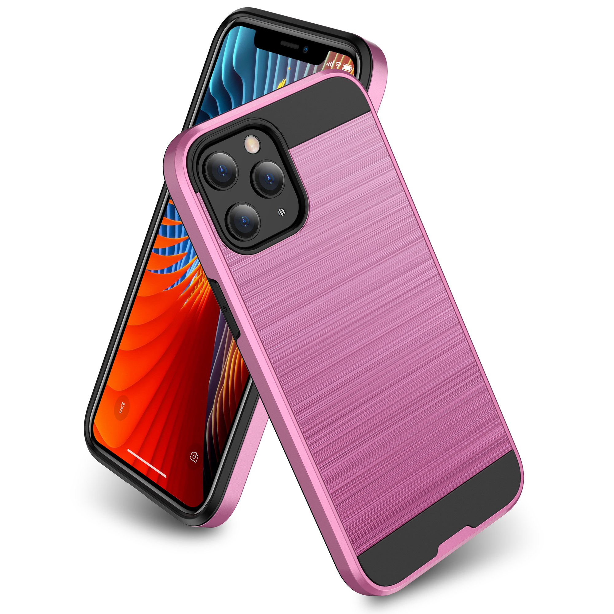 

TPU + PC Mated Cover Для IPhone 12 Pro Max 6,7 Дюйма - Роза, iPhone 12 Pro Max