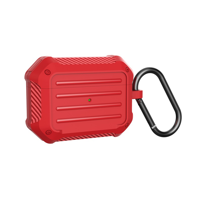

Creative Suitcase Shape TPU Protective Case for Apple AirPods Pro - Red, AirPods Pro