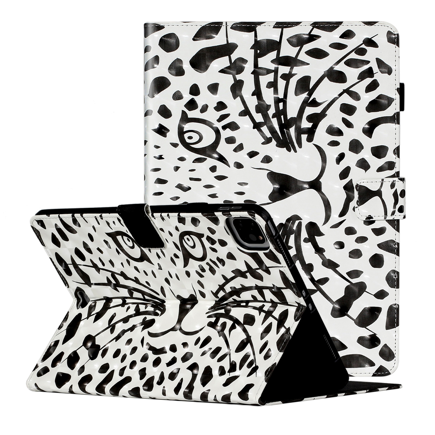 

Light Spot Decor Patterned PU Leather Stand Shell Tablet Case for iPad Pro 11-inch (2020)/(2018) - Leopard, iPad Pro 11-inch (2020)