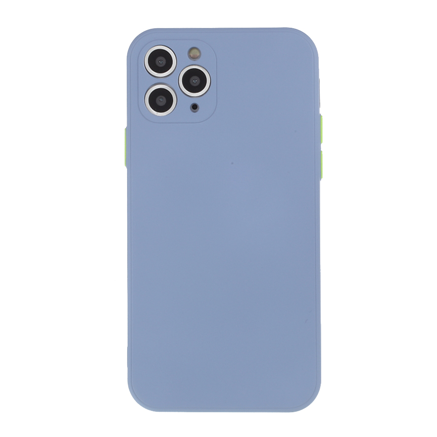 

Contrast Color Button TPU Case with Soft Lint Inner for iPhone 11 Pro 5.8 inch - Blue, iPhone 11 Pro 5.8 inch