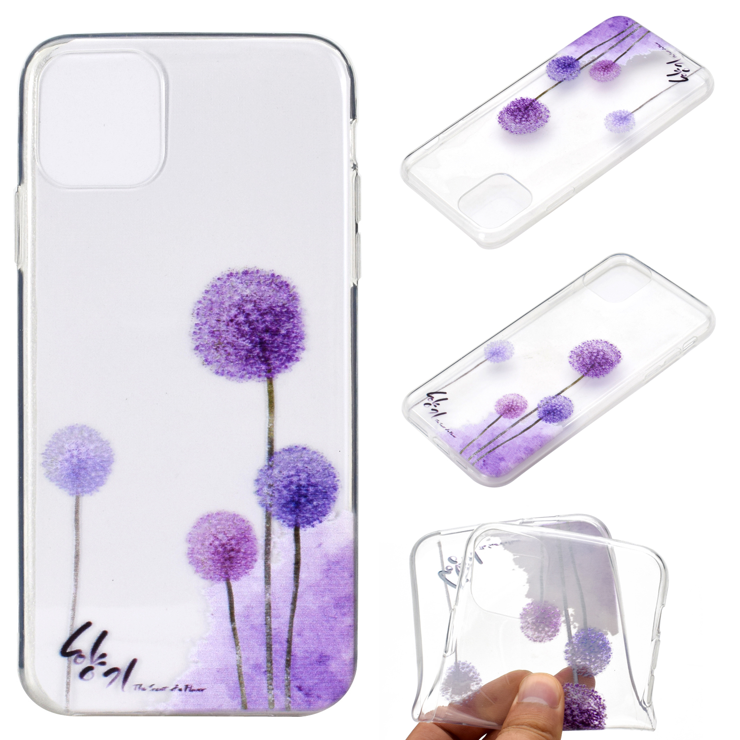 

Pattern Printing TPU Soft Case Accessory for iPhone 12 mini - Dandelion, iPhone 12 mini