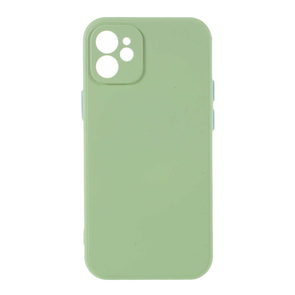 

Контрастная Кнопка COLOR COOLL TPU С Мягким Ломтиком Внутренней Части Для IPhone 12 Mini - Светло-зеленый, iPhone 12 mini