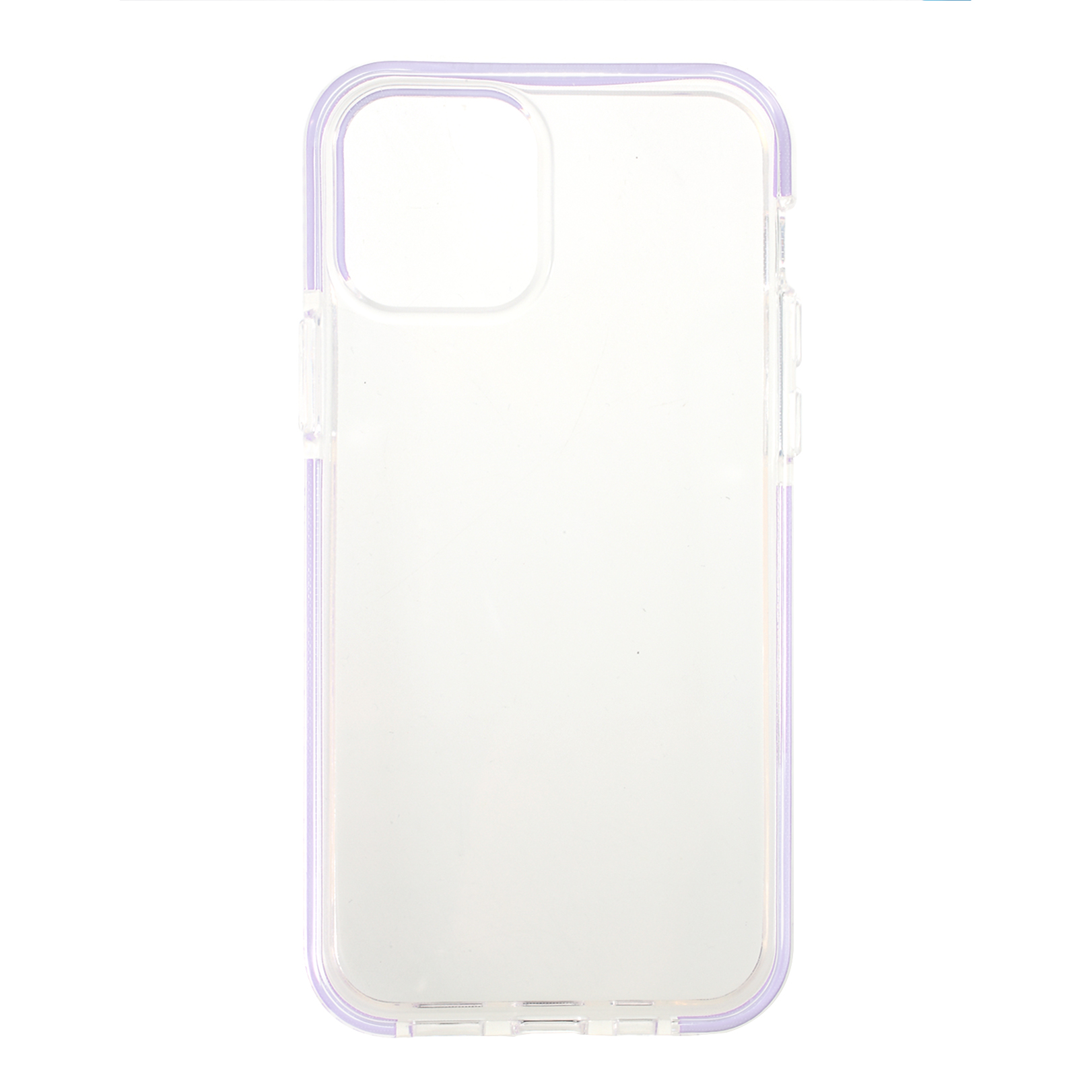 

Bi-color TPU Shell Cell Phone Cover for iPhone 12 Pro/12 - Light Purple, iPhone 12