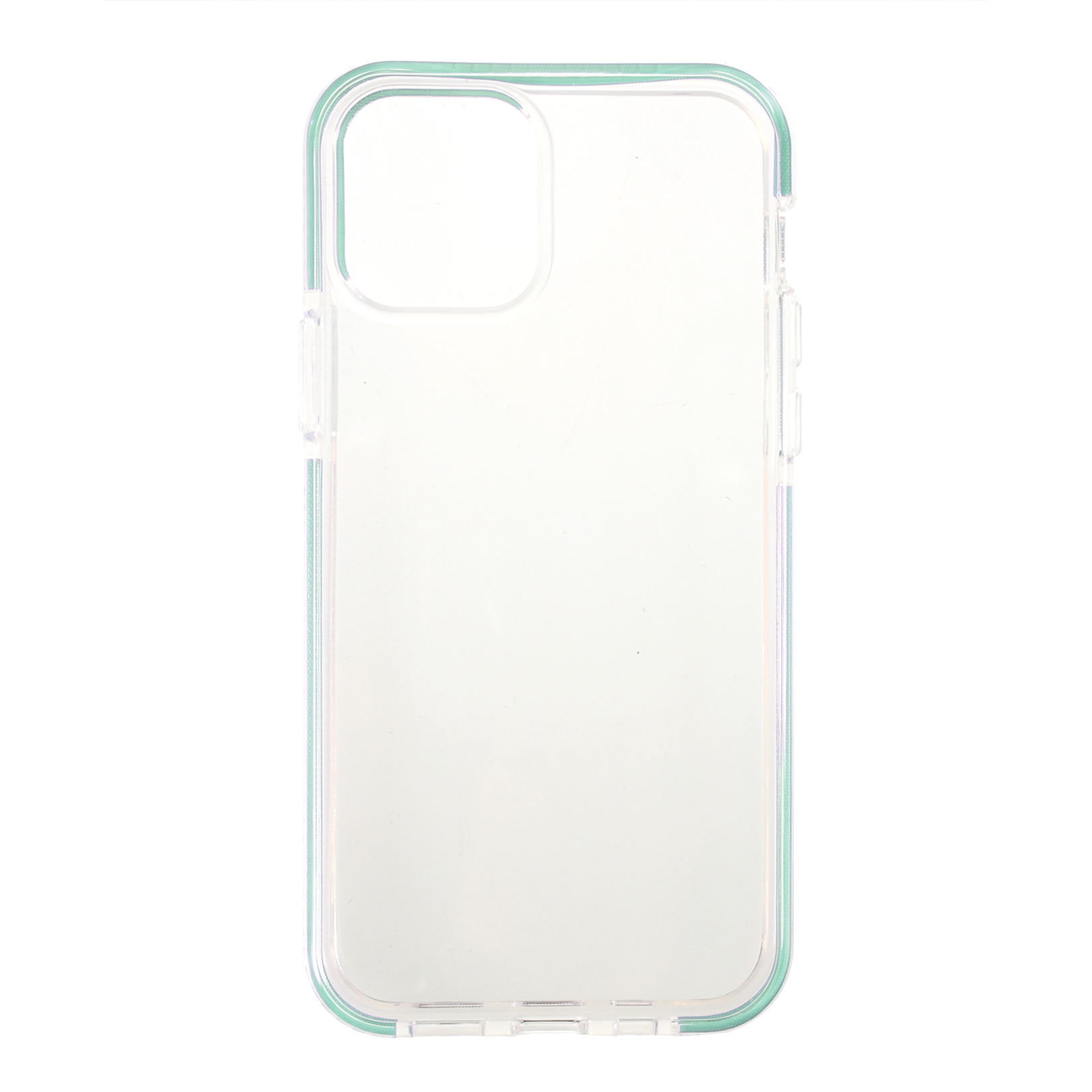 

Bi-color TPU Shell Cell Phone Cover for iPhone 12 Pro/12 - Green, iPhone 12
