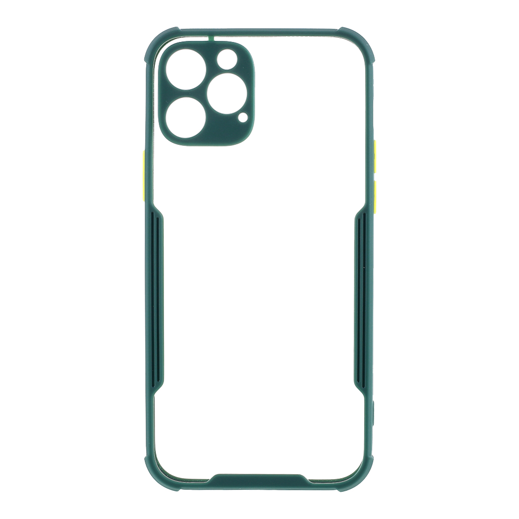 

Bi-color TPU + Acrylic Anti-drop Shell for iPhone 12 Pro Max 6.7 inch - Dark Green, iPhone 12 Pro Max