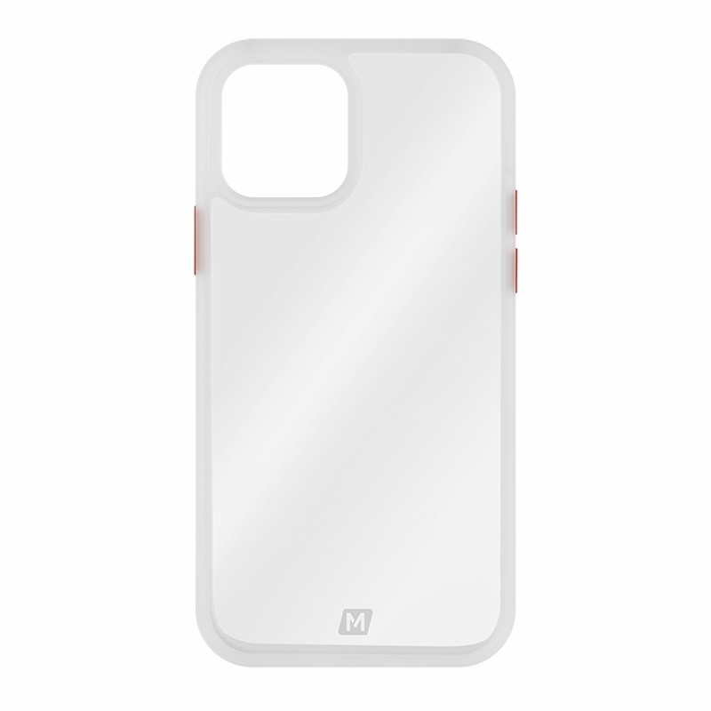 

MOMAX 2-in-1 PC+TPU Phone Case for iPhone 12 Pro/12 - Transparent, iPhone 12 Pro