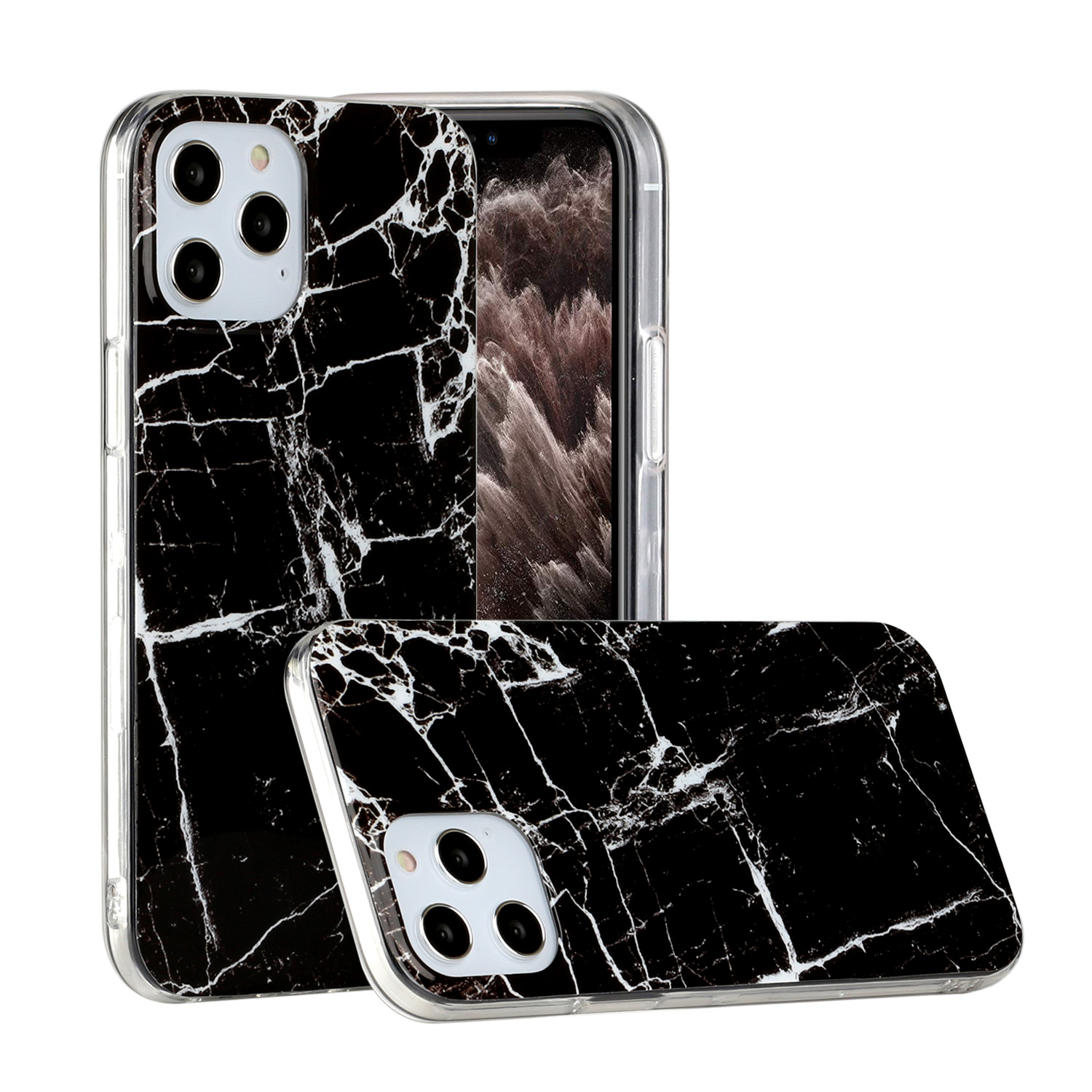 

Protective Case Marble Pattern IMD TPU Cover for iPhone 12 Pro Max 6.7 inch - Style I, iPhone 12 Pro Max