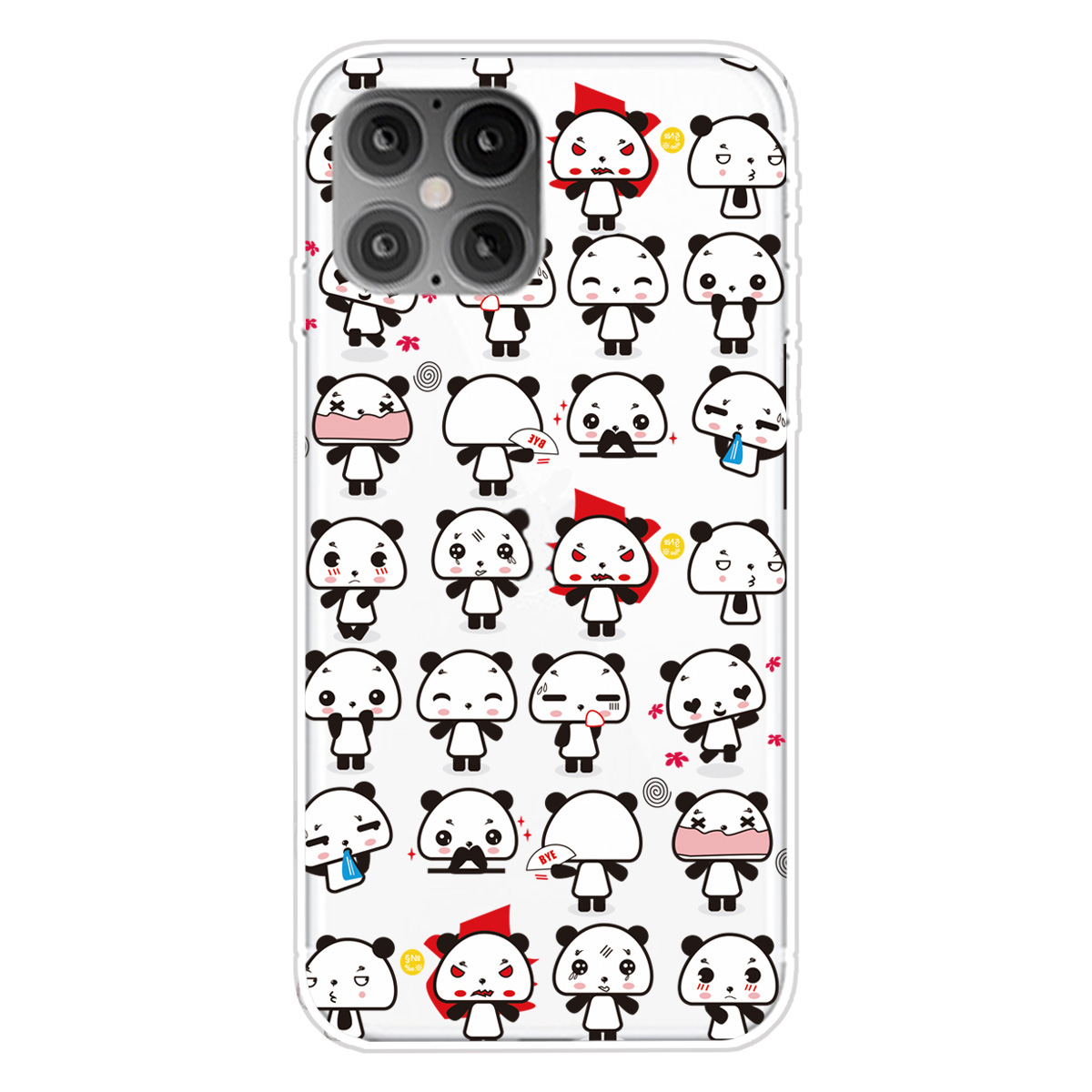 

Узорная Печать TPU Задняя Защитная Крышка Для IPhone 12 Mini - Милая Панда, iPhone 12 mini
