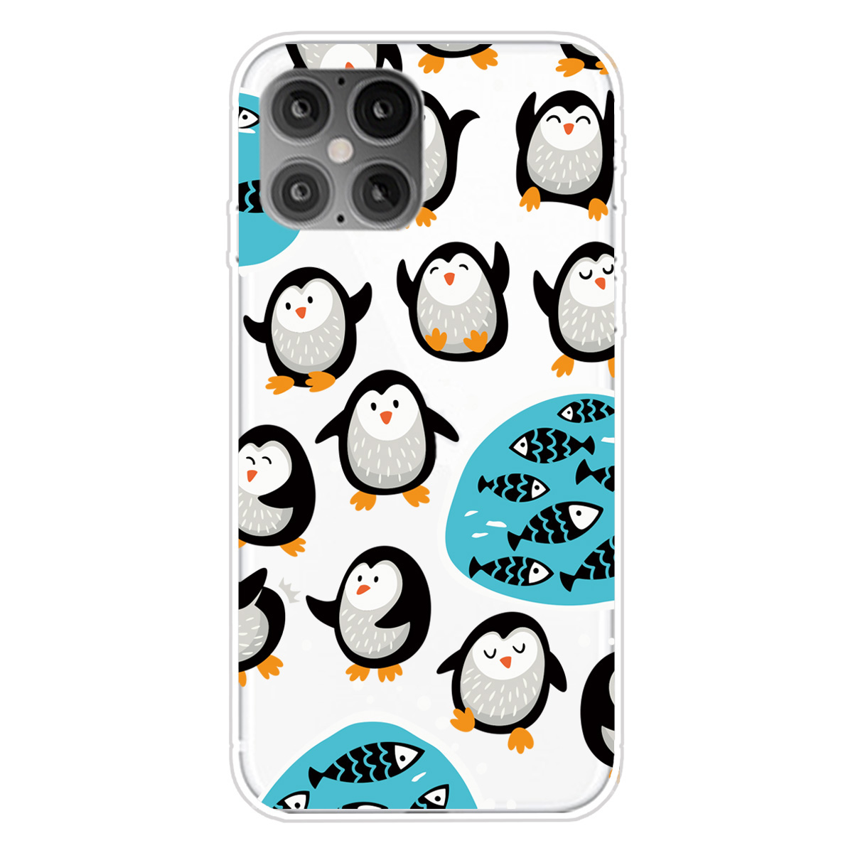 

Шаблон Печати TPU Мягкий Чехол Для Телефона Для IPhone 12 Mini - Маленький Пингвин, iPhone 12 mini