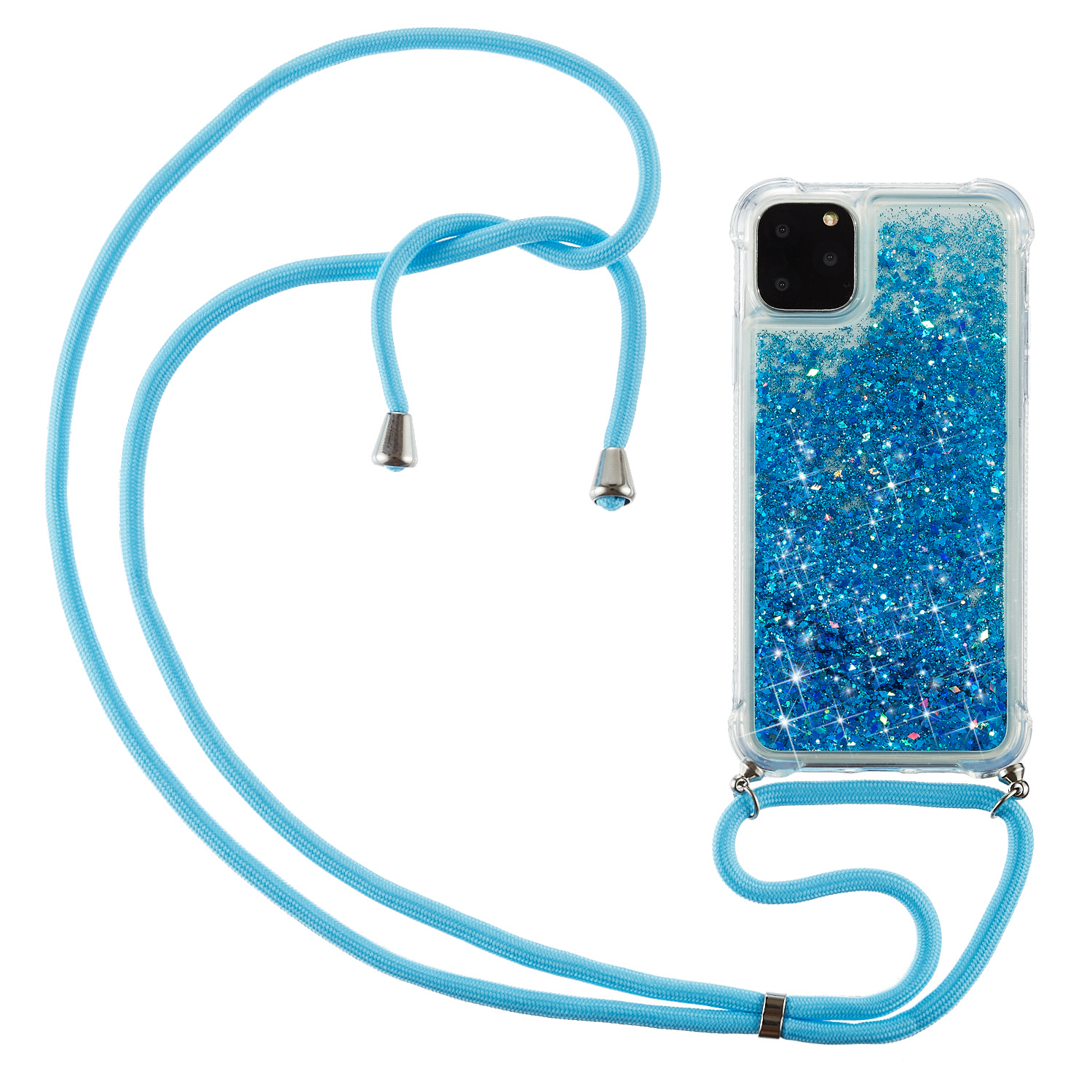 

Glitter Powder Quicksand Style TPU Back Case for iPhone 12 Pro Max 6.7 inch - Blue, iPhone 12 Pro Max