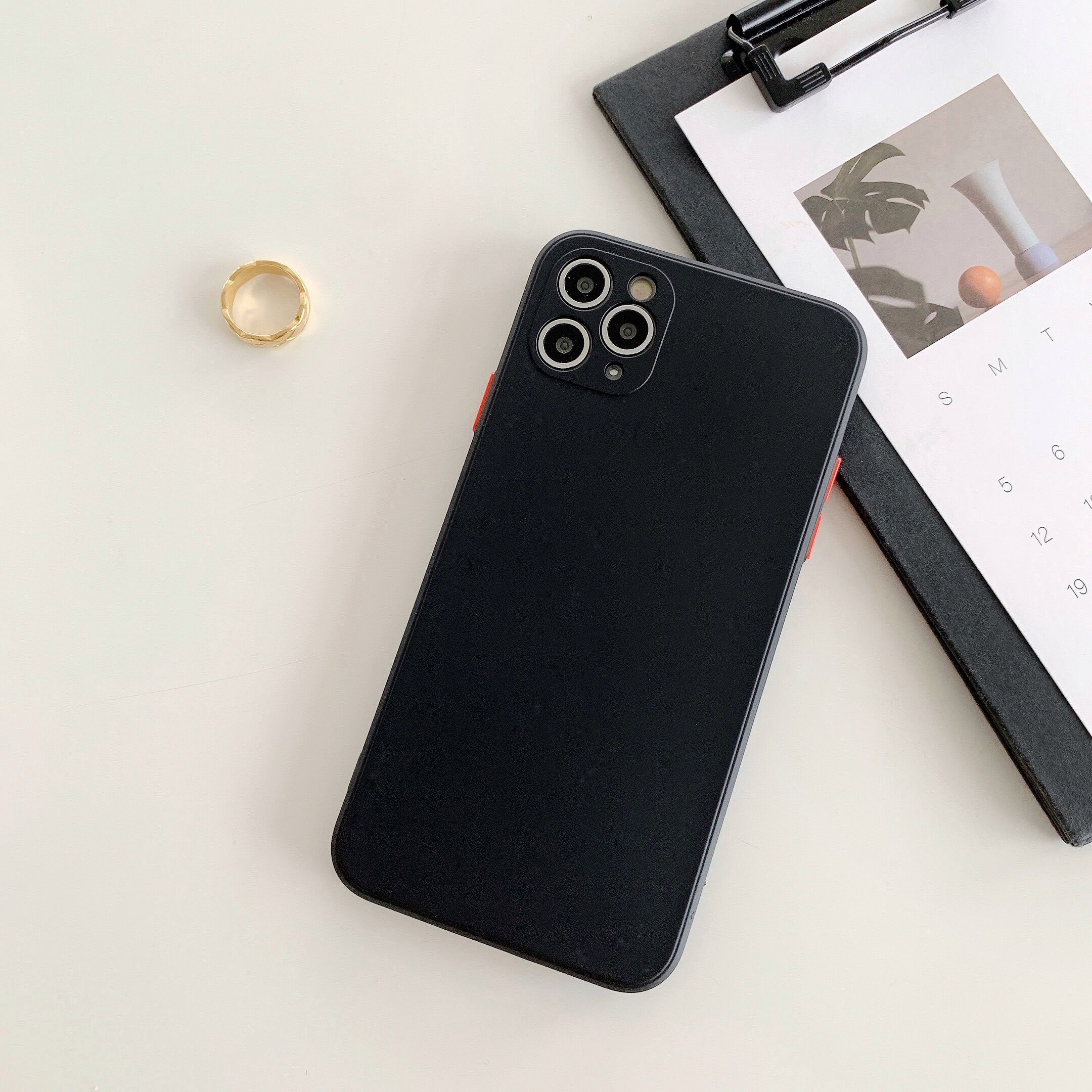 

LUO Series Soft TPU Phone Case for iPhone 11 Pro Max 6.5-inch - Black, iPhone 11 Pro Max 6.5 inch