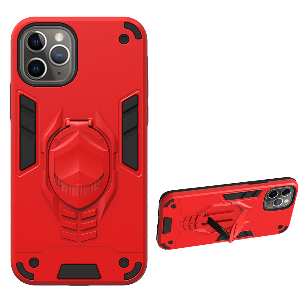 

Armor Guard Detachable 2-in-1 Kickstand TPU+PC Hybrid Phone Cover for iPhone 11 Pro 5.8-inch - Red, iPhone 11 Pro 5.8 inch