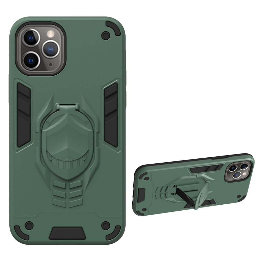 

Armor Kears Съемный 2-IN-1 Kickstand TPU + PC Hybrid Phone Cover Для IPhone 11 Pro 5,8-дюймовый - Зеленый, iPhone 11 Pro 5.8 inch