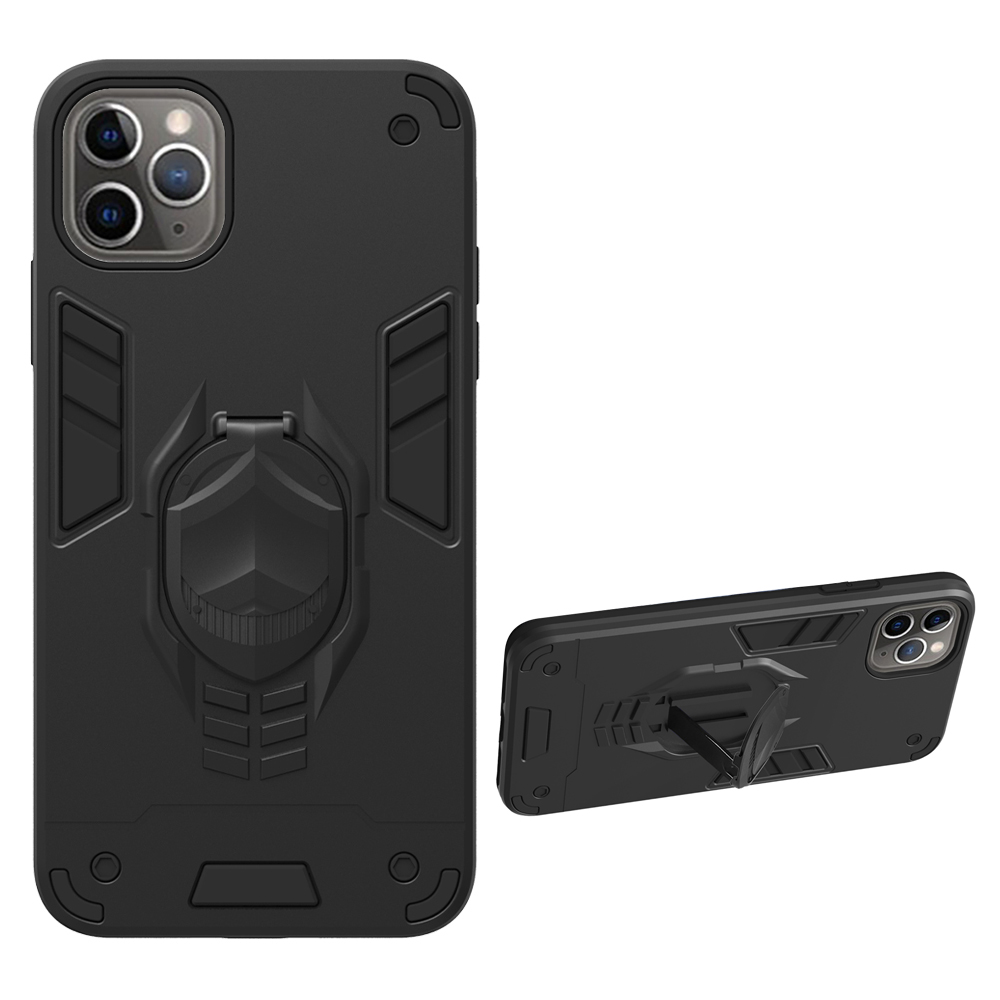 

Armor Guard Detachable 2-in-1 Kickstand TPU+PC Hybrid Phone Cover for iPhone 11 Pro Max 6.5-inch - Black, iPhone 11 Pro Max 6.5 inch