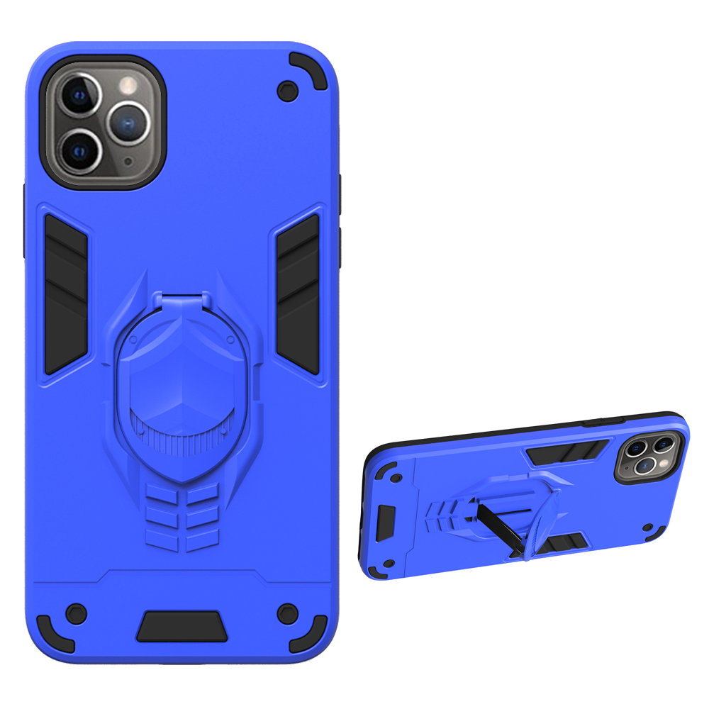 

Armor Guard Съемный 2-в-1 Kickstand TPU + PC Hybrid Cover Cover Для IPhone 11 Pro Max 6,5-дюймовый - Синий, iPhone 11 Pro Max 6.5 inch