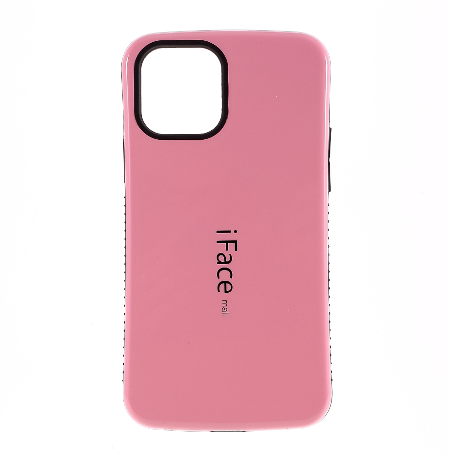 

IFACE MALL PC + TPU Hybrid Case Accessory Glossy Cover for iPhone 12 Pro Max 6.7 inch - Pink, iPhone 12 Pro Max