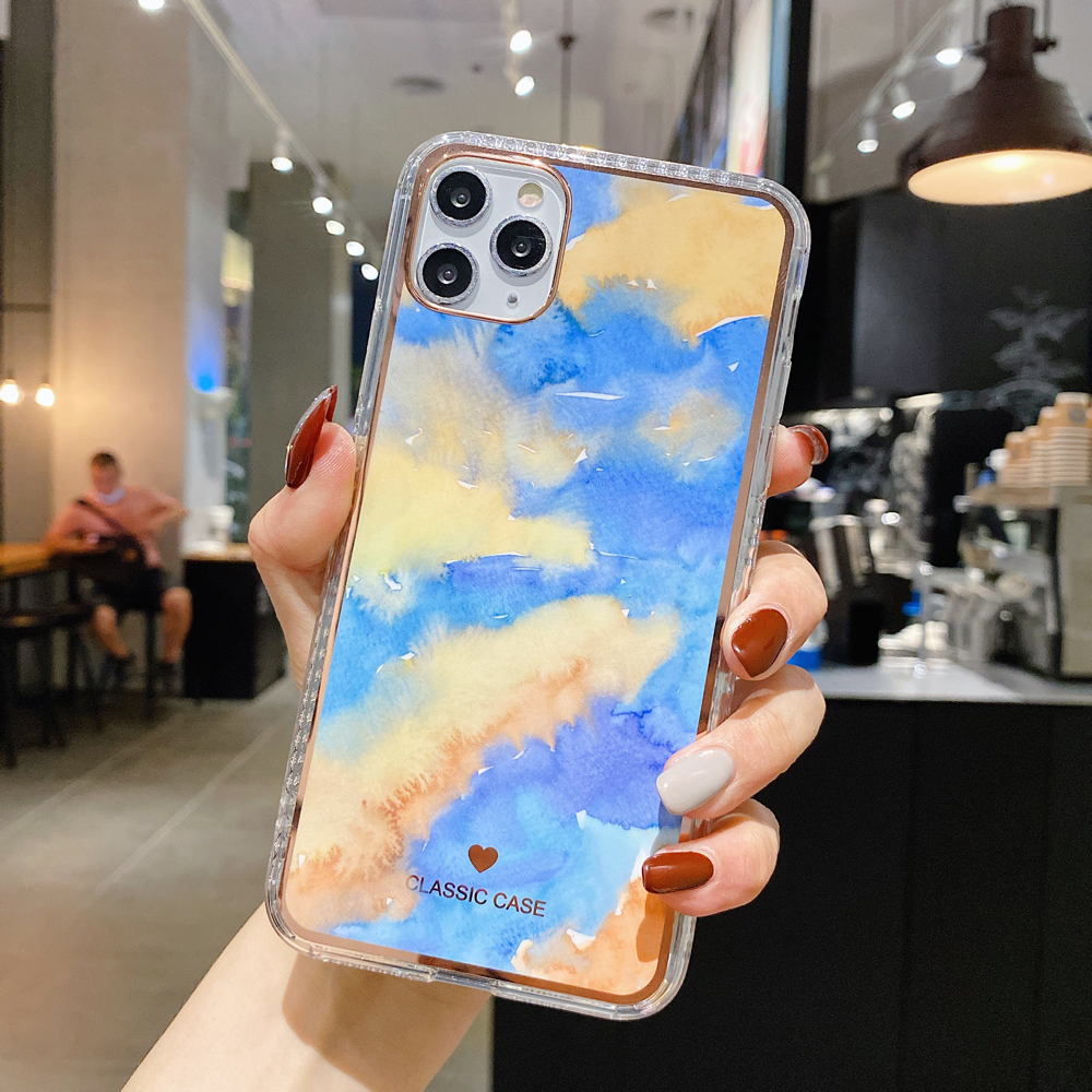 

Painting Style IMD TPU Phone Cover for iPhone 12 mini - Style F, iPhone 12 mini
