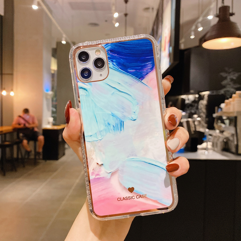 

Painting Style IMD TPU Phone Case for iPhone 12 Pro/12 - Style C, iPhone 12