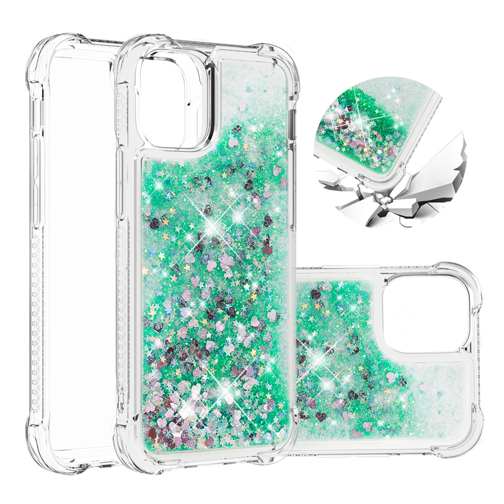 

Soft TPU Quicksand Style Shell Для IPhone 12 Mini - Зеленый, iPhone 12 mini