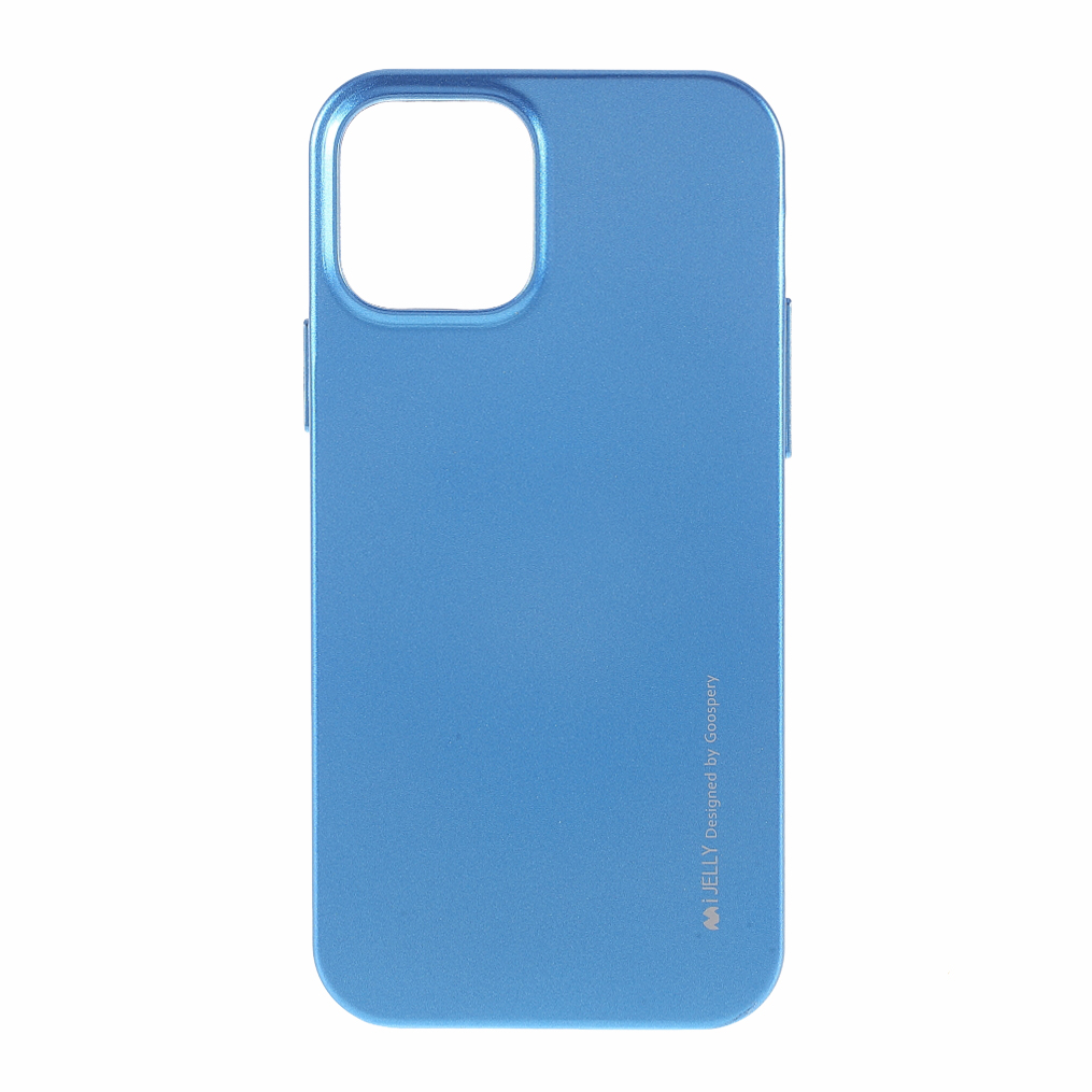 

MERCURY GOOSPERY i JELLY TPU Phone Case for iPhone 12 Pro/12 - Blue, iPhone 12 Pro