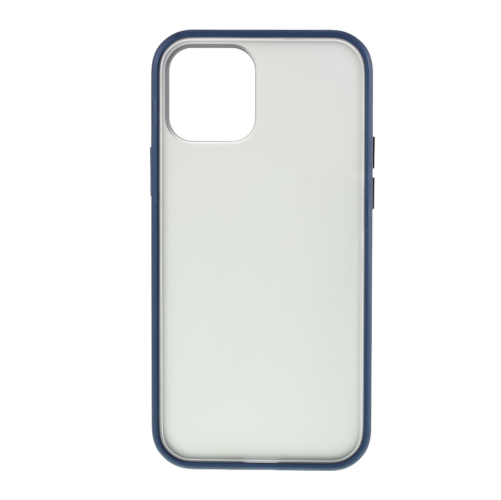 

Matte Acrylic+TPU Combo Phone Case for iPhone 12 Pro Max 6.7 inch - Blue, iPhone 12 Pro Max