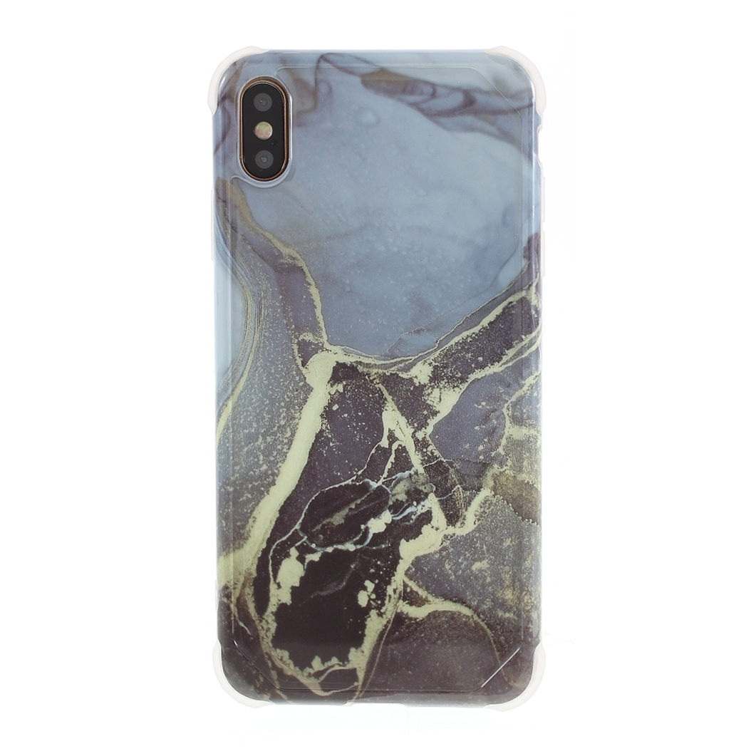 

Мраморный Шаблон Четырехсторонний Корпус Anti-Fall IMD TPU Для IPhone XS MAX 6,5 Дюйма - Стиль А., iPhone XS Max 6.5 inch