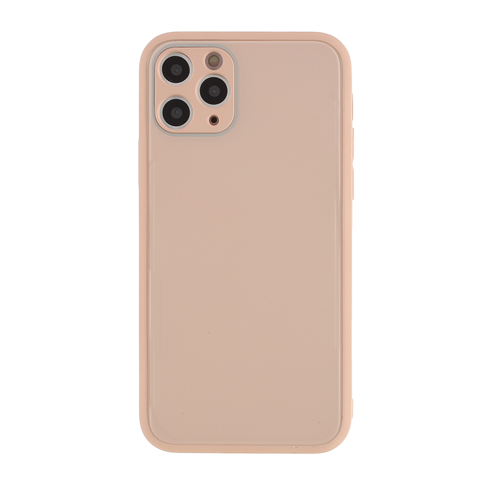 

Стекло + ПК + ТПУ Гибридный Защитный Телефон Оболочки Для IPhone 11 Pro Max 6,5 Дюйма - Абрикос, iPhone 11 Pro Max 6.5 inch