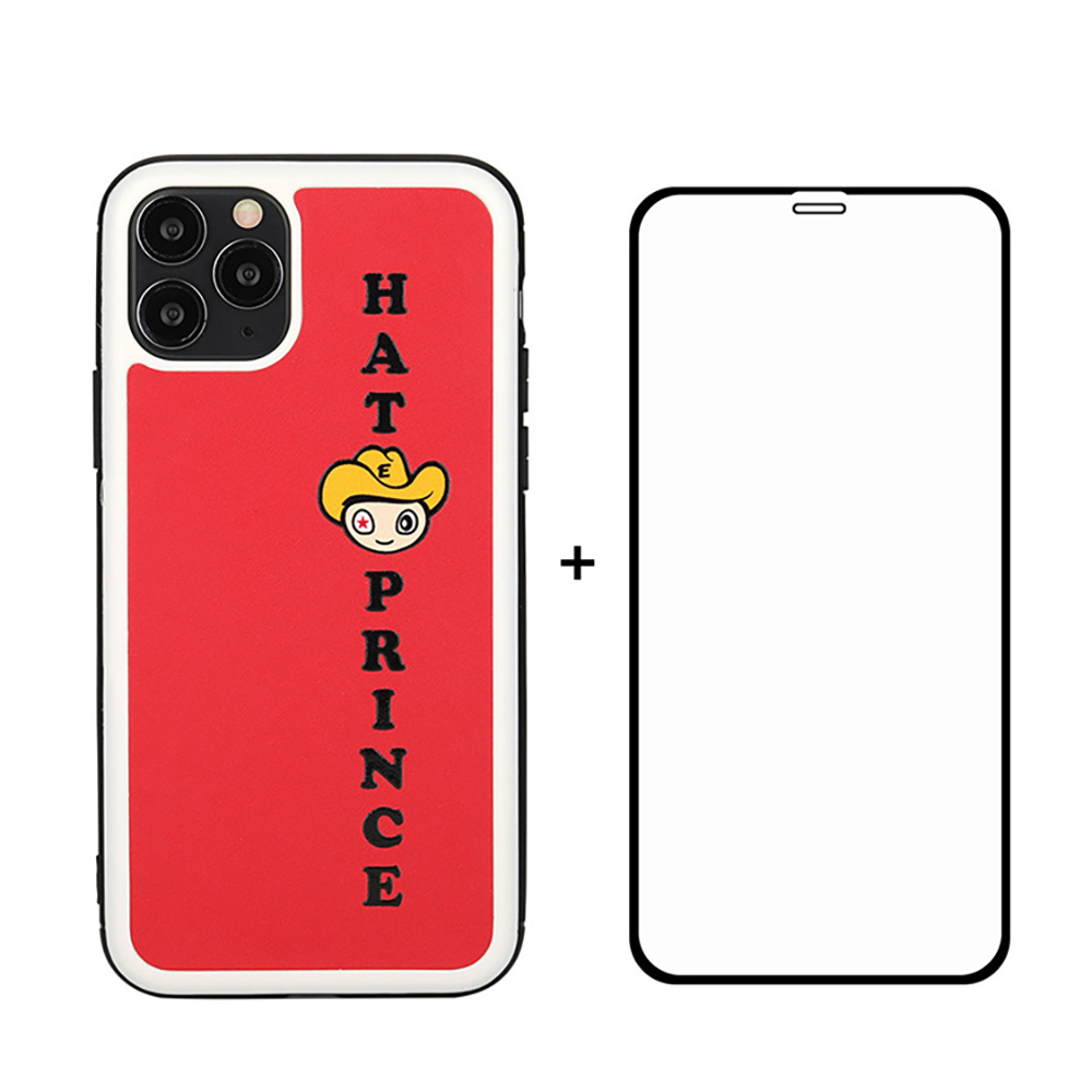 

Hat Prince Enkay Капюз Устойчивый Телефон Оболочка + Полный Клей Закаленные Стекло Защитная Пленка Для IPhone 11 Pro 5,8 Дюйма - Красный, iPhone 11 Pro 5.8 inch