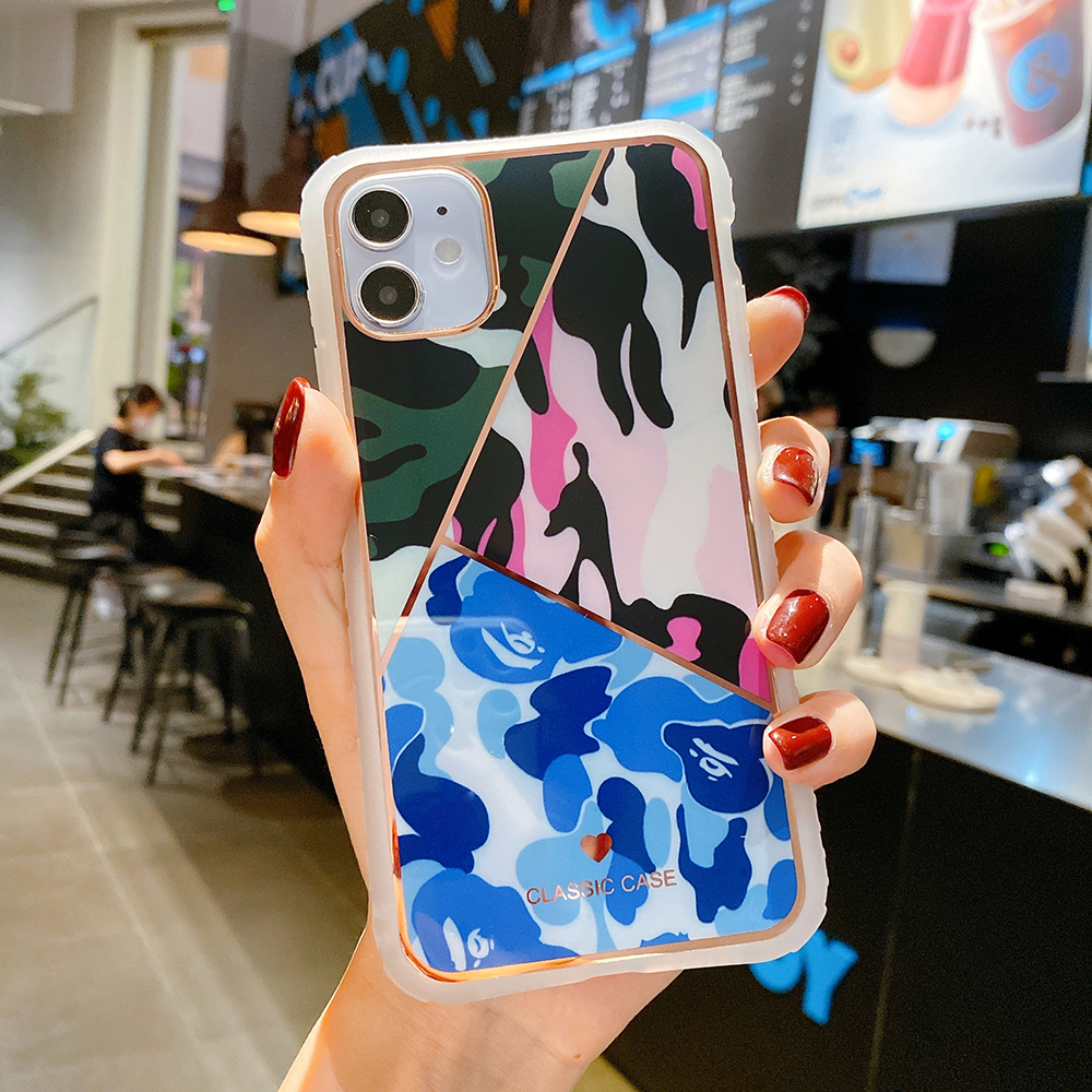 

Fun Series Camouflage Geometry PC+TPU Phone Case for iPhone 12 Pro Max - Style A, iPhone 12 Pro Max