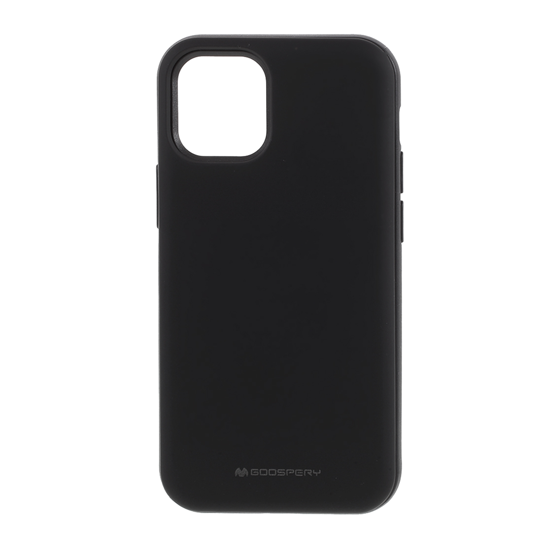 

MERCURY GOOSPERY Magnetic Mirror Makeup Shell PC + TPU Hybrid Case with Card Holder for iPhone 12/12 Pro - Black, iPhone 12