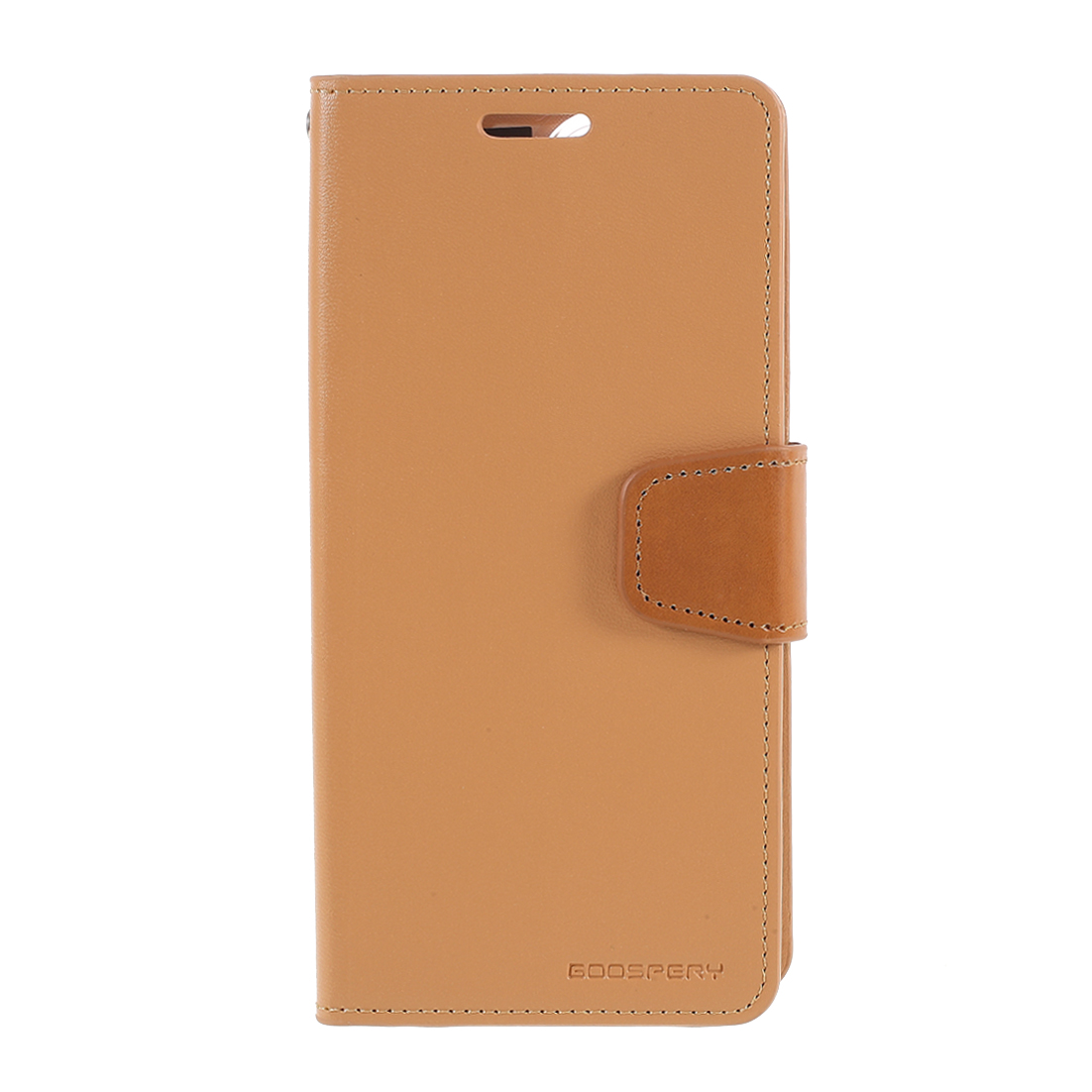 

MERCURY GOOSPERY Sonata Diary Leather Wallet Stand Casing for iPhone 12 Pro / iPhone 12 - Brown, iPhone 12 Pro