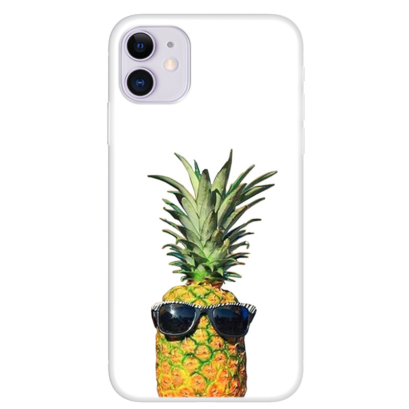 

Шаблон Печати Мягкий TPU Задний Чехол Для IPhone 12 Mini - Ананас, iPhone 12 mini