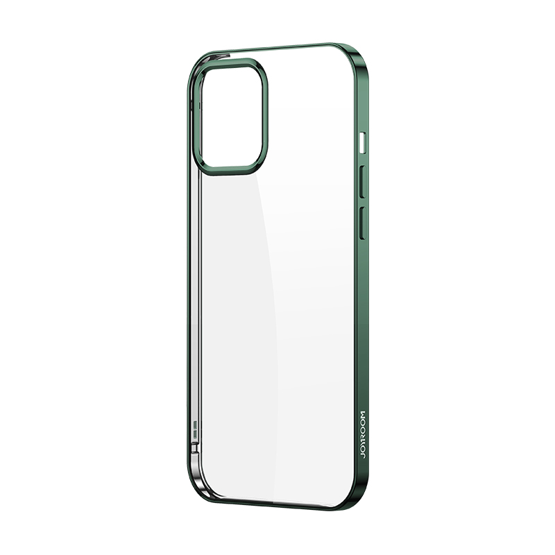 

JOYROOM Samsonite Series Electroplated TPU Back Case for iPhone 12/iPhone 12 Pro - Green, iPhone 12