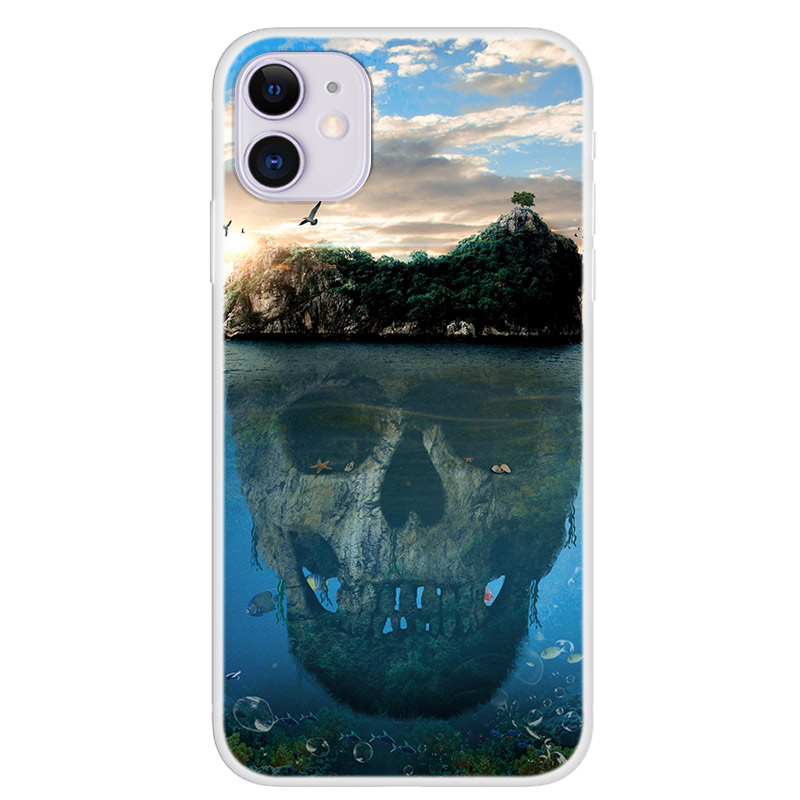 

Шаблон Печати TPU Case Для IPhone 12 Pro / iPhone 12. - Череп, iPhone 12 Pro