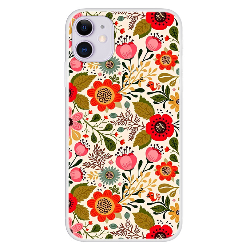 

Шаблон Печати TPU Case Для IPhone 12 Pro / iPhone 12. - Прекрасный Цветок, iPhone 12 Pro