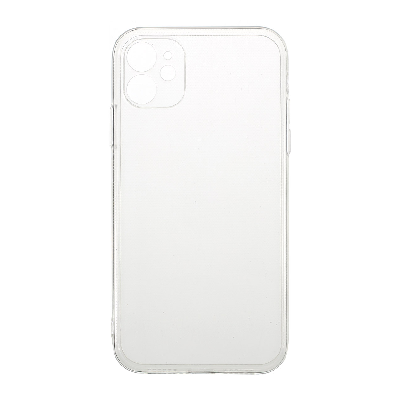 

Electroplating Frame Clear TPU Case for iPhone 12 - Transparent, iPhone 12