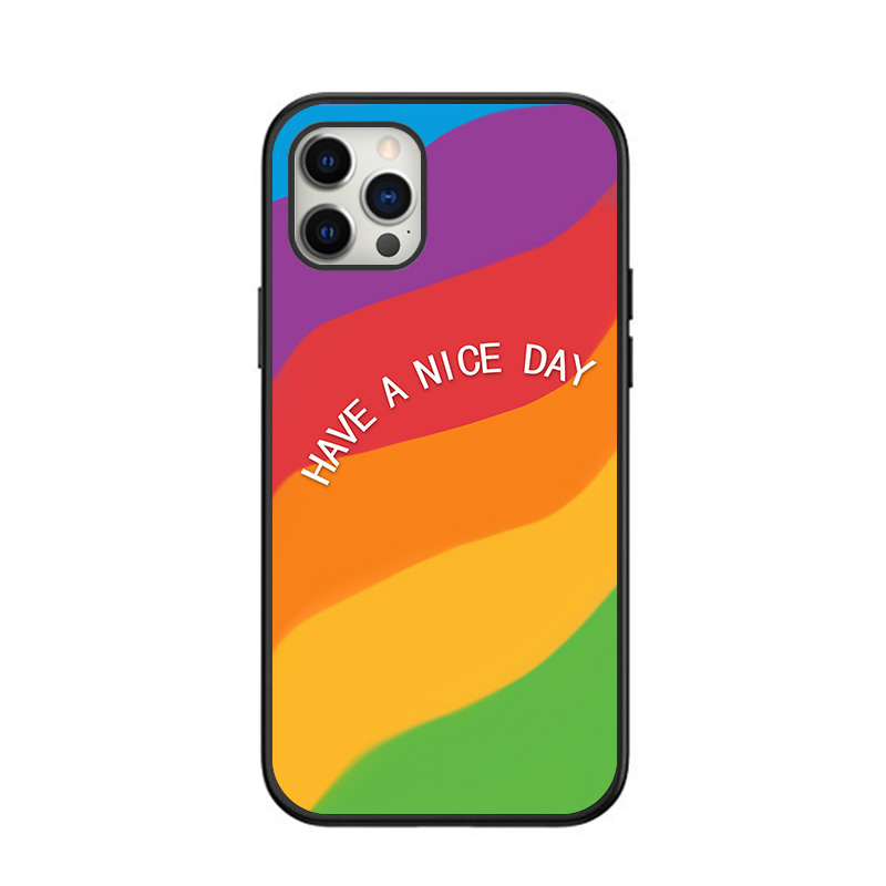 

Nxe Красочный Сериал Rainbow Patter - Зеленый, iPhone 12 Pro Max