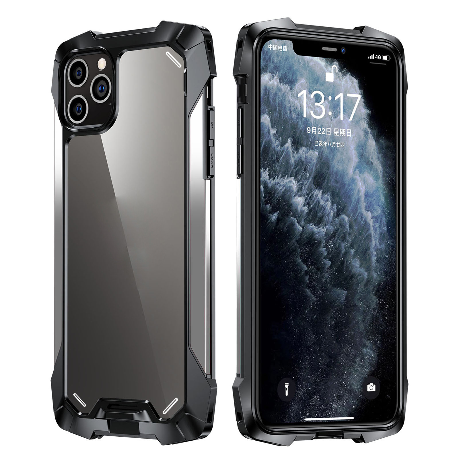 

Metal + PC + TPU Hybrid Case Для Iphone 12 Pro Max Shockper Shell Quality Max - Серебряный, iPhone 12 Pro Max