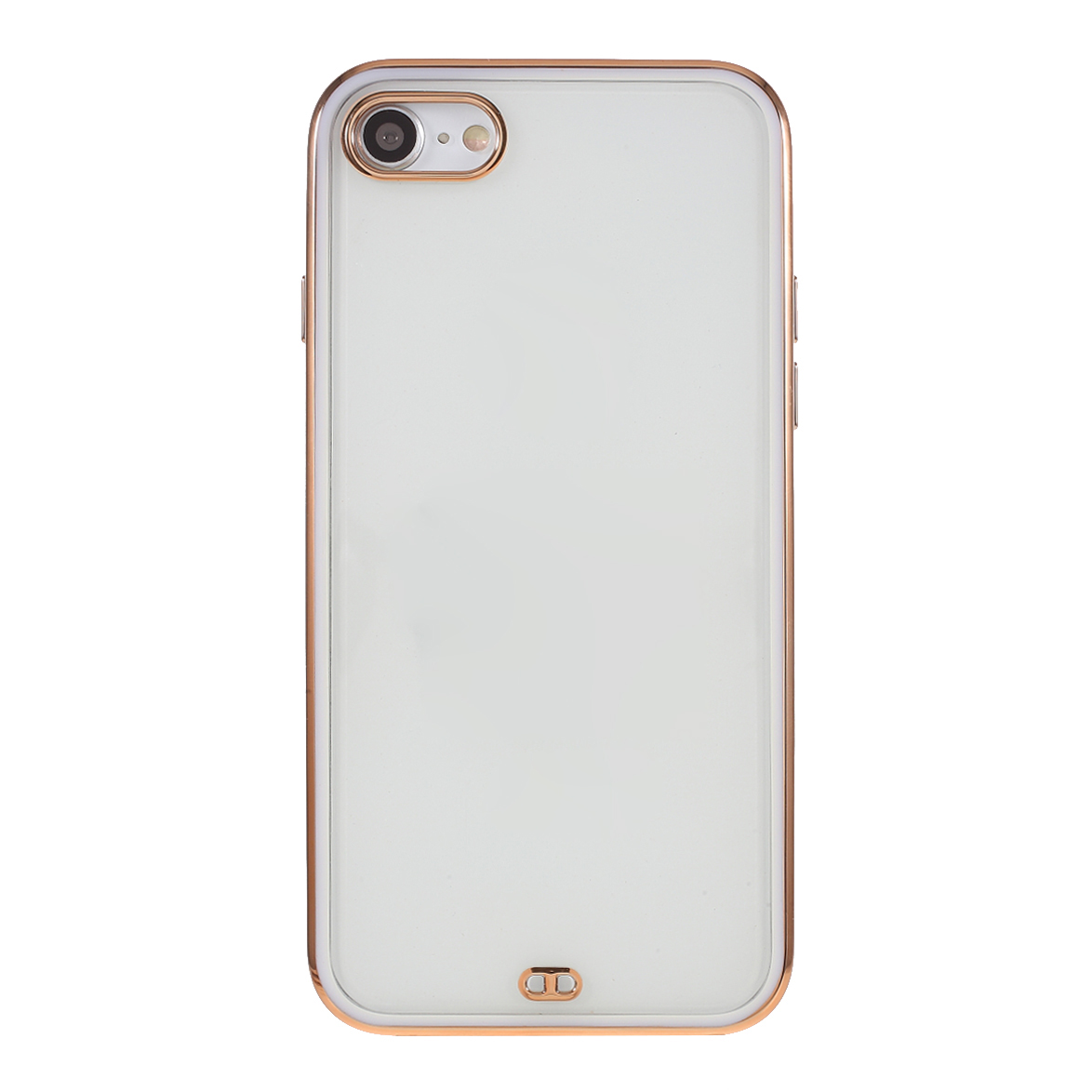 

Crystal Clear Bi-color TPU Electroplating Phone Case for iPhone 7/8/SE - Light Purple, iPhone SE (2nd Generation)